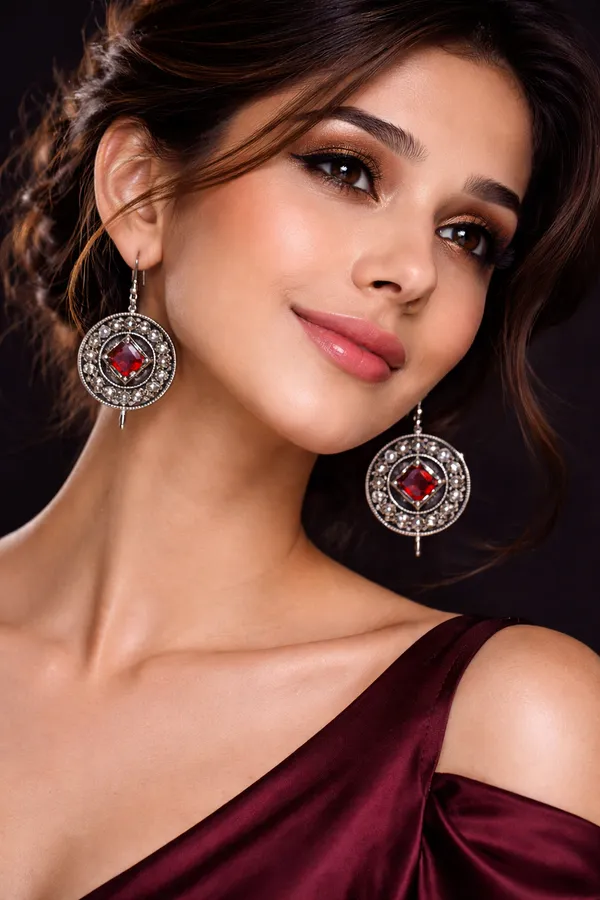 Red_Monalisa_Stone_Earrings_for_Women_|_German_Silver_Finish_Brass_Earrings_|_Lightweight_Ethnic_Jewelry_(1.2_Inch)