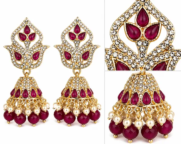 Indian_Shringar_Kundan_Jhumki_Earrings_(Wine)_|_Pearl_Drop_Ethnic_Earrings_|_Bridal_&_Festive_Jewelry