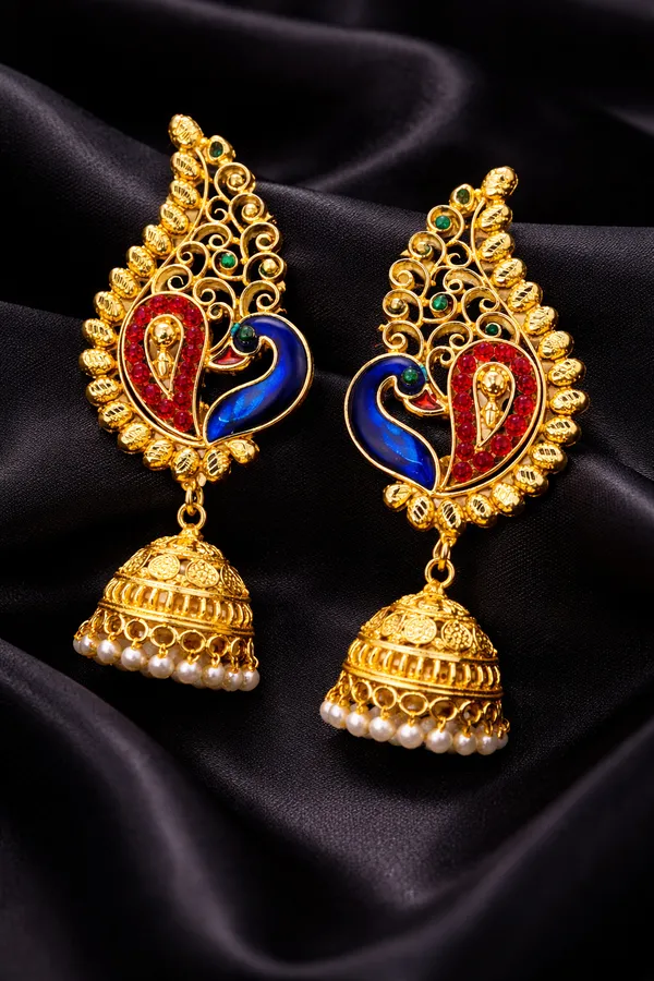 Indian_Shringar_Kundan_Meenakari_Ear_Cuff_with_Jhumka_|_Gold_Plated_Traditional_Earrings_for_Women
