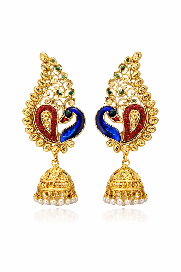 Indian_Shringar_Kundan_Meenakari_Ear_Cuff_with_Jhumka_|_Gold_Plated_Traditional_Earrings_for_Women