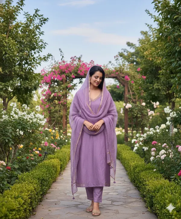 Purple_Rayon_Slub_Premium_&_Fancy_Design_Kurta_Set_For_Women