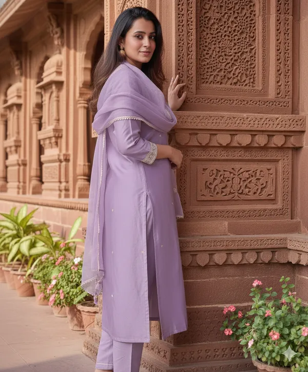 Purple_Rayon_Slub_Premium_&_Fancy_Design_Kurta_Set_For_Women