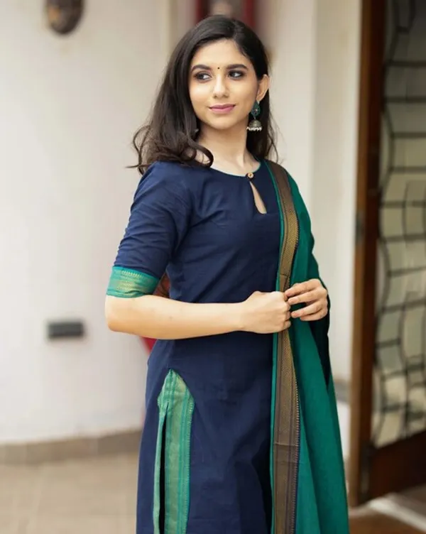 Rama_Rayon_Slub_Premium_&_Fancy_Design_Kurta_Set_For_Women