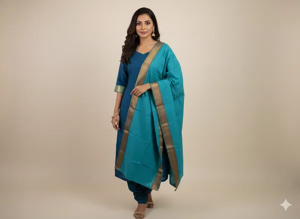 Rama_Rayon_Slub_Premium_&_Fancy_Design_Kurta_Set_For_Women