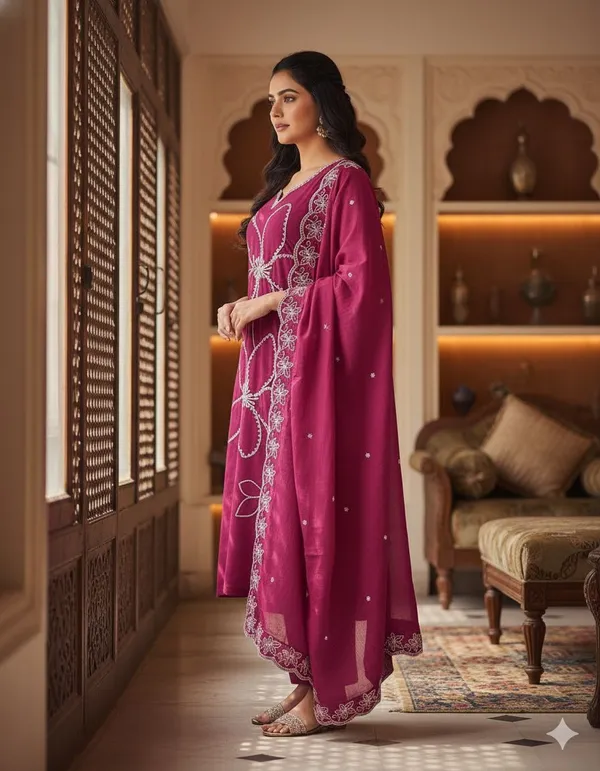 Purple_Rayon_Slub_Premium_&_Fancy_Design_Kurta_Set_For_Women