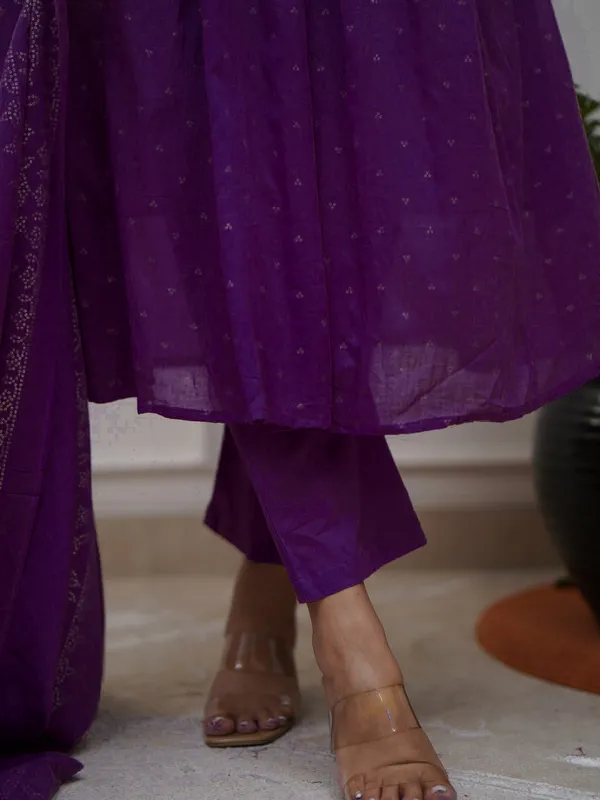 Purple_Chanderi_Premium_&_Fancy_Design_Kurta_Set_For_Women
