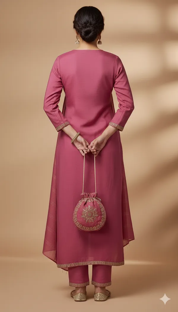 Onion_Rayon_Slub_Premium_&_Fancy_Design_Kurta_Set_For_Women