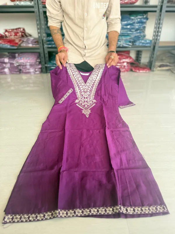 Purple_Rayon_Slub_Premium_&_Fancy_Design_Kurta_Set_For_Women