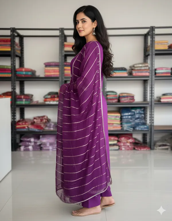 Purple_Rayon_Slub_Premium_&_Fancy_Design_Kurta_Set_For_Women