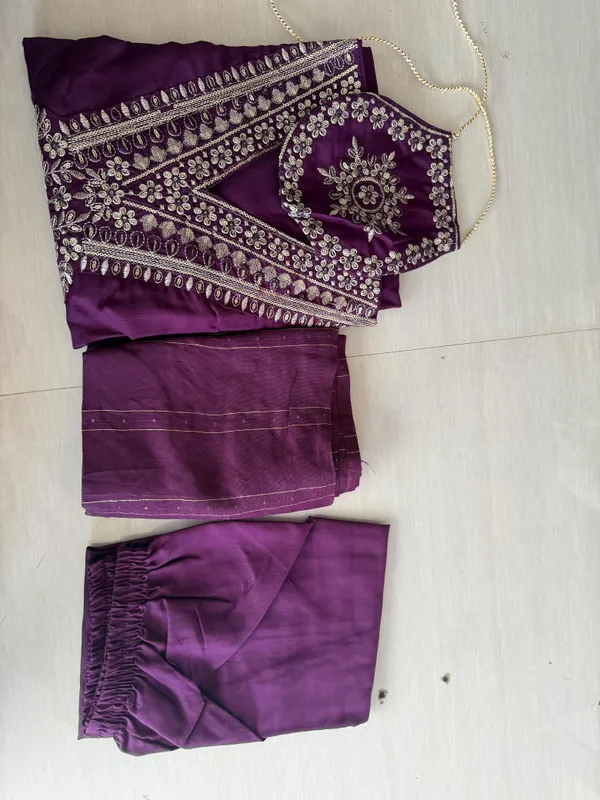 Purple_Rayon_Slub_Premium_&_Fancy_Design_Kurta_Set_For_Women