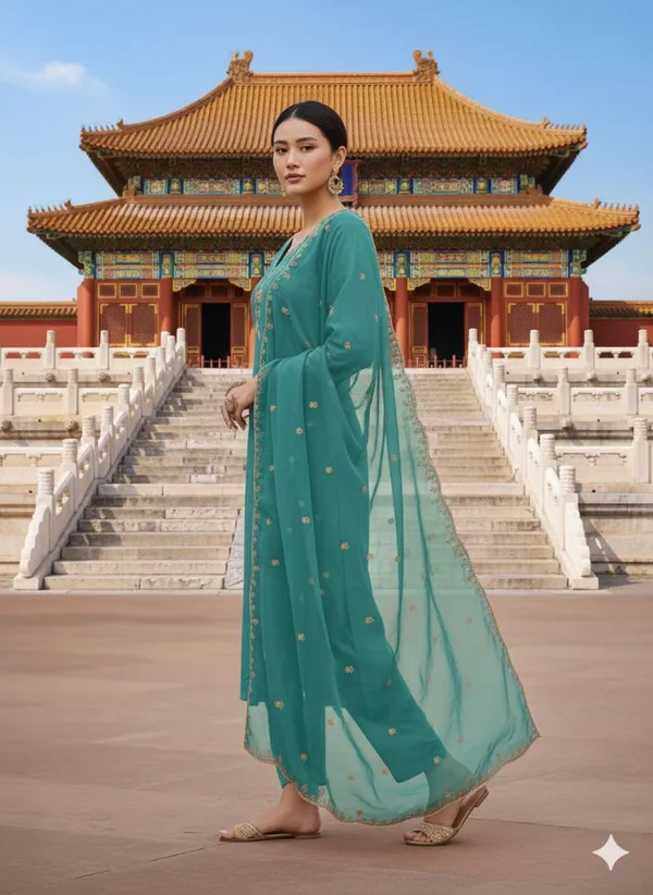 Rama_Rayon_Slub_Premium_&_Fancy_Design_Kurta_Set_For_Women