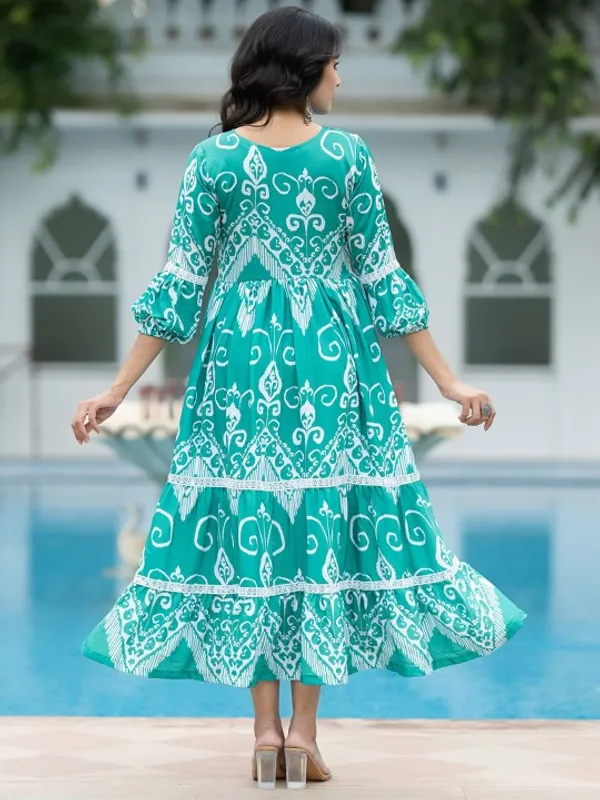 Green_Chanderi_Premium_&_Fancy_Design_Gown_For_Women