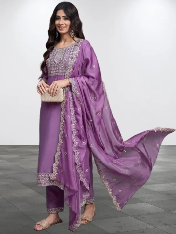 Purple_Rayon_Slub_Premium_&_Fancy_Design_Kurta_Set_For_Women
