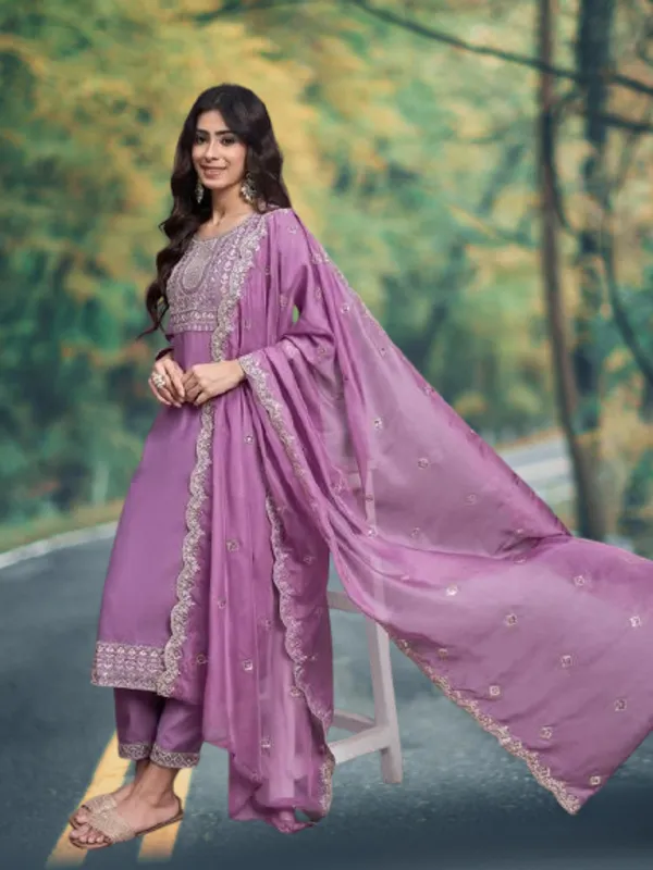 Purple_Rayon_Slub_Premium_&_Fancy_Design_Kurta_Set_For_Women