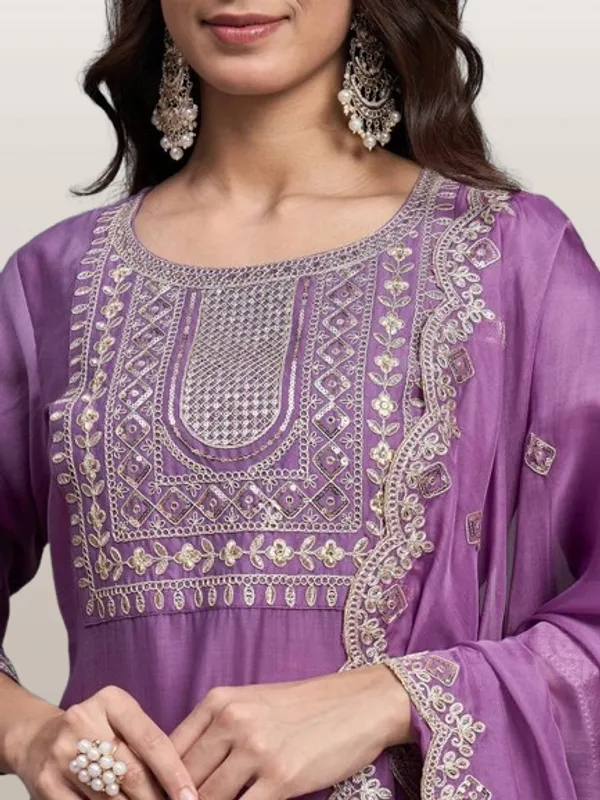 Purple_Rayon_Slub_Premium_&_Fancy_Design_Kurta_Set_For_Women