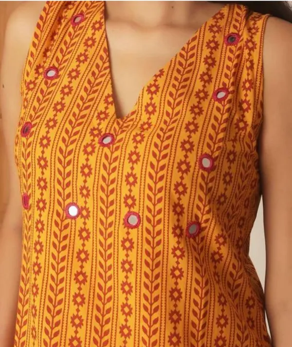 Yellow_Rayon_Slub_Premium_&_Fancy_Design_Kurta_Set_For_Women