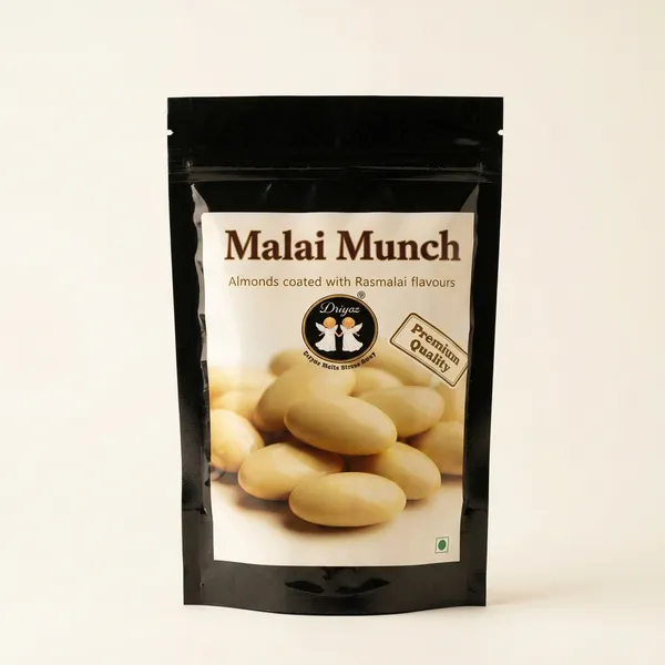 Chocolate-Coated_Nuts_(Roasted_Almonds_&_Cashews)_-_250G_And_Malai_Munch_Rasmalai_Flavored_Coated_Almonds