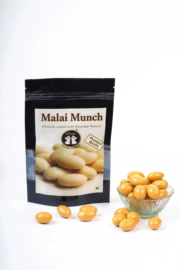 Chocolate-Coated_Nuts_(Roasted_Almonds_&_Cashews)_-_250G_And_Malai_Munch_Rasmalai_Flavored_Coated_Almonds