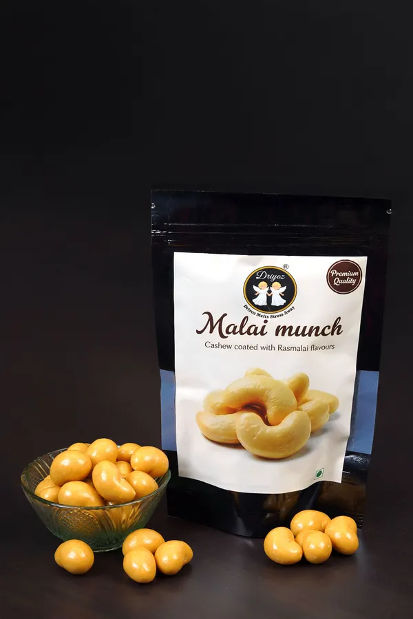 Driyoz_Malai_Munch_-_Premium_Rasmalai_Flavored_Cashew_Coated_Nuts_(250G)