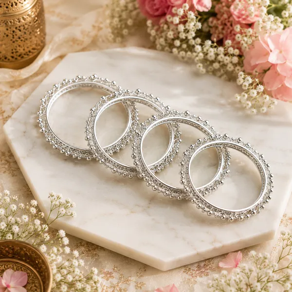 Chandrika_Silver_Bangles_Set