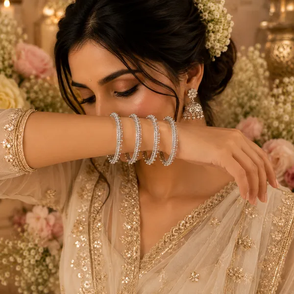 Chandrika_Silver_Bangles_Set