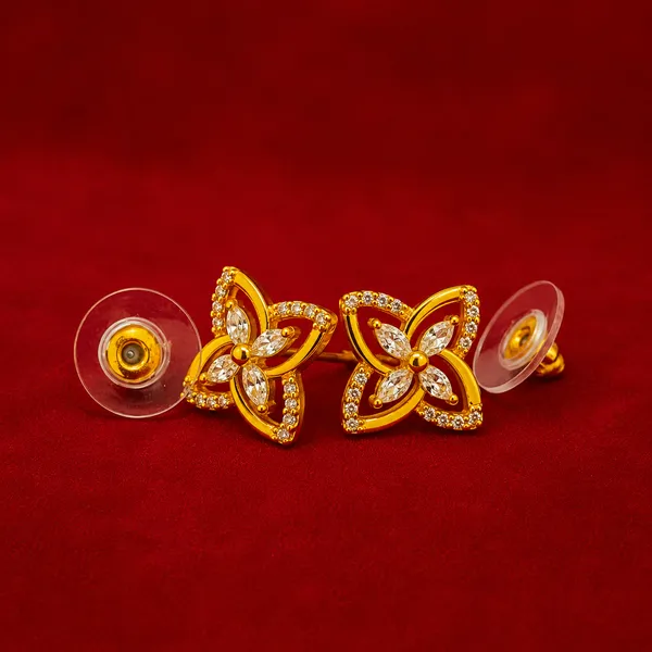 Gold_Floral_Earrings