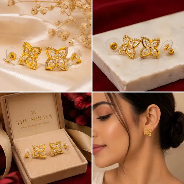 Gold_Floral_Earrings