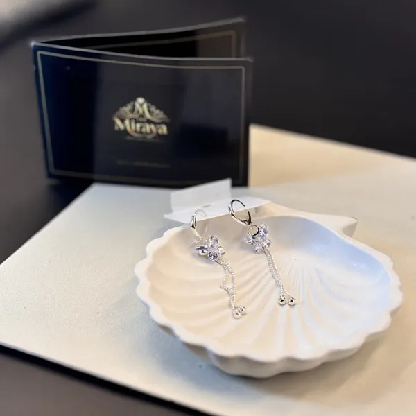 Silver_Crystal_Cluster_Drop_Earrings_For_Women