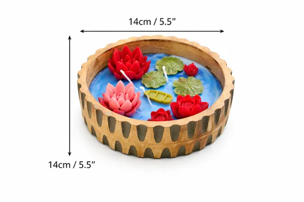 Handcrafted_Lotus_Pond_Soy_Wax_Candle_Bowl_–_Wooden_Floating_Flower_Candle_Decor_with_Mini_Boat_|_Luxury_Spa_Aroma_Gift_|_Home_Décor_&_Festive_Gifting