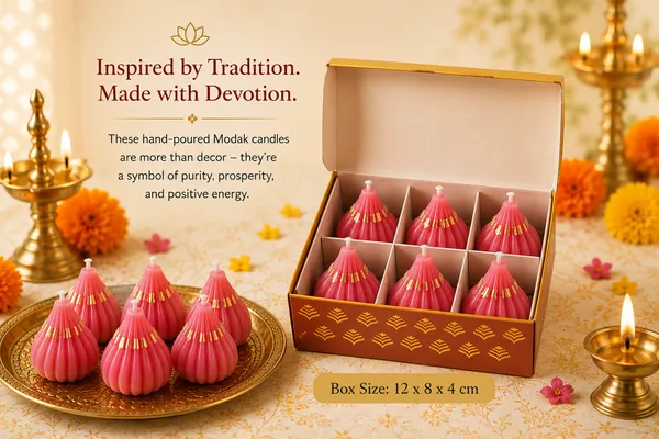 Handcrafted_Scented_Modak_Candles_Set_of_6_|_Premium_Decorative_Wax_Candles_for_Diwali,_Pooja_&_Home_Décor_|_Luxury_Festive_Gift_Box_|_Long_Burning_Aromatherapy_Candles_for_Gifting_&_Spiritual_Decor