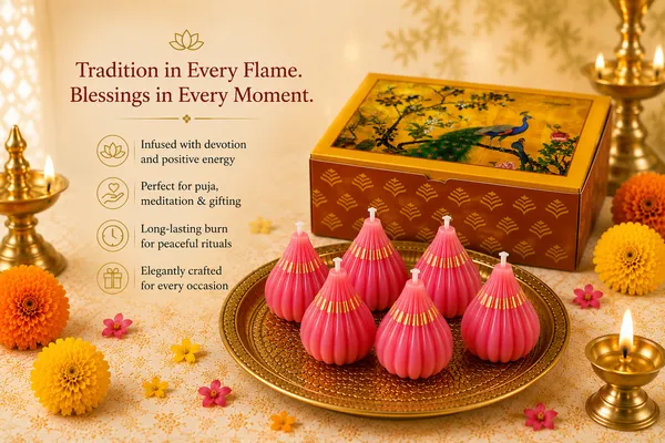 Handcrafted_Scented_Modak_Candles_Set_of_6_|_Premium_Decorative_Wax_Candles_for_Diwali,_Pooja_&_Home_Décor_|_Luxury_Festive_Gift_Box_|_Long_Burning_Aromatherapy_Candles_for_Gifting_&_Spiritual_Decor