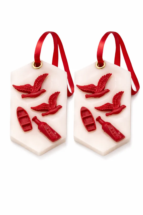 Handmade_Love_Theme_Wax_Tablets_(Pack_of_2)_|_Red_Birds,_Boat_&_Message_Bottle_Design_|_Scented_Wardrobe_Freshener_|_Hanging_Closet,_Drawer_&_Room_Fragrance_Bars_|_Gift_Set
