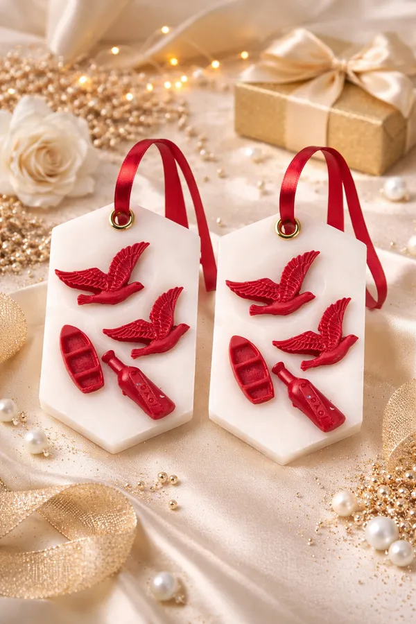 Handmade_Love_Theme_Wax_Tablets_(Pack_of_2)_|_Red_Birds,_Boat_&_Message_Bottle_Design_|_Scented_Wardrobe_Freshener_|_Hanging_Closet,_Drawer_&_Room_Fragrance_Bars_|_Gift_Set