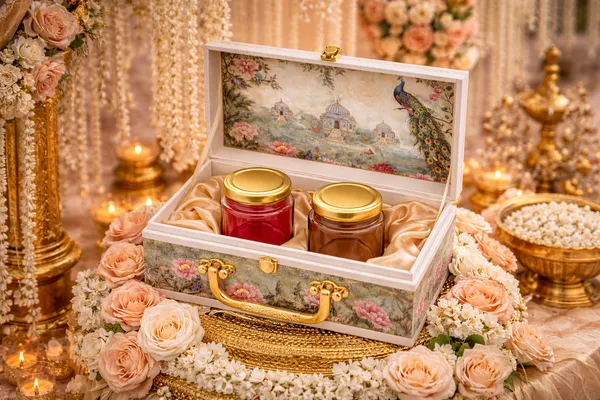 Luxury_Wedding_Gift_Box_Set_with_2_Scented_Candles_|_Premium_Decorative_Keepsake_Box_with_Floral_&_Peacock_Design_|_Elegant_Return_Gift_/_Bridal_Hamper_/_Festive_Gift_Set
