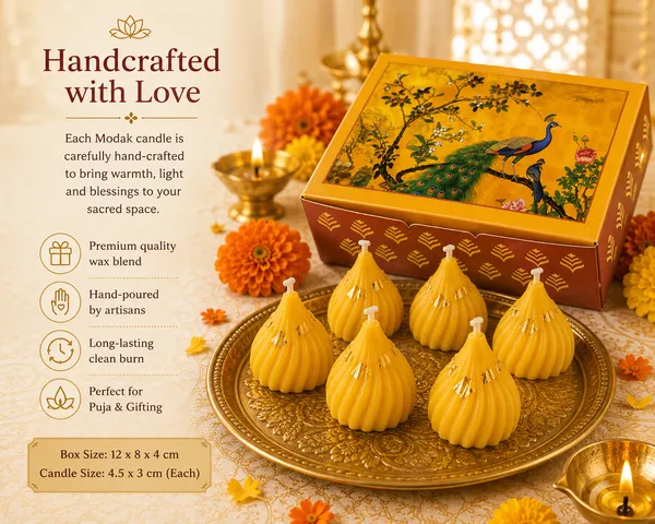 Handcrafted_Scented_Modak_Candles_Set_of_6_|_Premium_Decorative_Wax_Candles_for_Diwali,_Pooja_&_Home_Décor_|_Luxury_Festive_Gift_Box_|_Long_Burning_Aromatherapy_Candles_for_Gifting_&_Spiritual_Decor