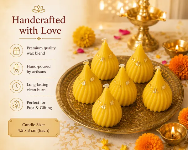 Handcrafted_Scented_Modak_Candles_Set_of_6_|_Premium_Decorative_Wax_Candles_for_Diwali,_Pooja_&_Home_Décor_|_Luxury_Festive_Gift_Box_|_Long_Burning_Aromatherapy_Candles_for_Gifting_&_Spiritual_Decor
