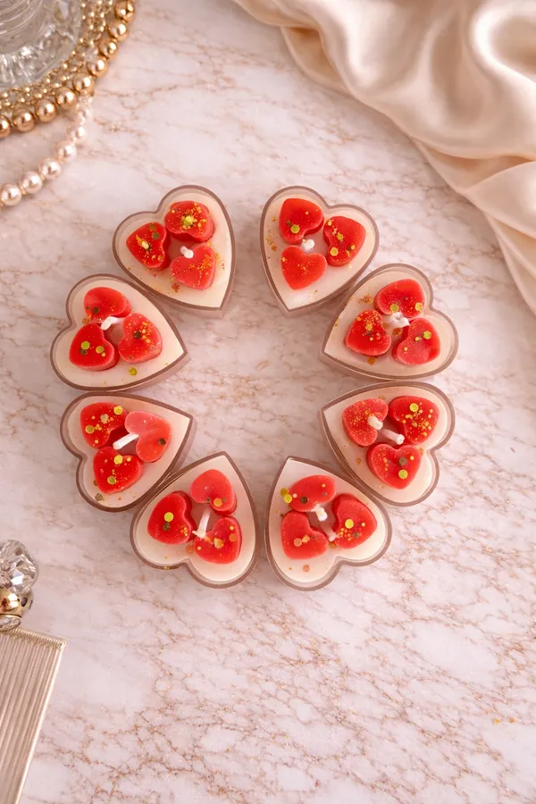 Set_of_8_Heart_Design_Scented_Tealight_Candles_with_Mini_Heart_Embellishments_|_Decorative_Romantic_Candles_for_Home_Décor,_Valentine,_Anniversary,_Wedding_&_Gift_Hampers_|_Premium_Love_Theme_Candles