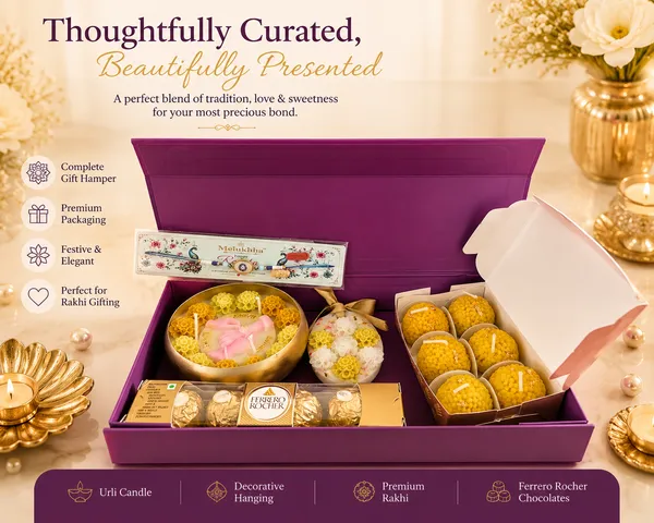 Royal_Rakhi_Celebration_Gift_Hamper_–_Premium_Urli_Candle,_Decorative_Floral_Hanging,_Rakhi,_Ferrero_Rocher_Chocolates_&_Festive_Candle_Set_in_Luxury_Gift_Box
