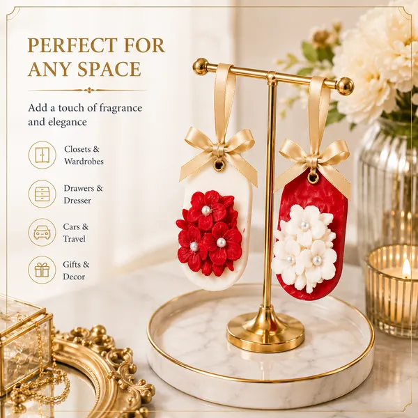 Luxury_Floral_Scented_Wax_Tablets_with_Gold_Ribbon_|_Handmade_Hanging_Aroma_Freshener_for_Wardrobe,_Closet,_Drawer_&_Gift_Decor_|_Premium_Floral_Wax_Sachets_|_Set_of_2