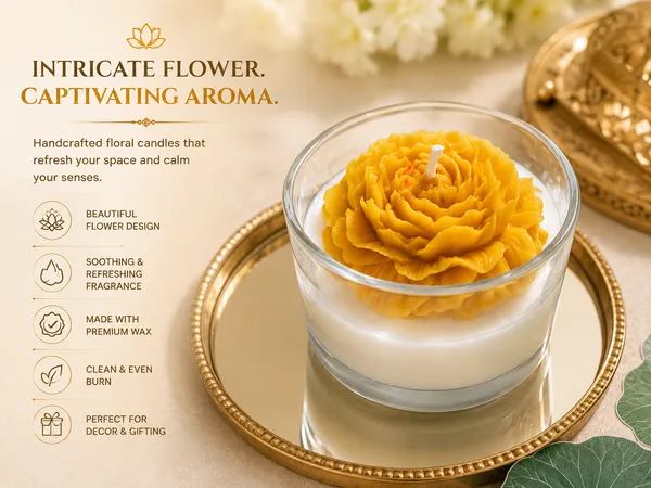 Yellow_Peony_Flower_Scented_Jar_Candle_|_Decorative_Floral_Glass_Candle_|_Long_Lasting_Aromatherapy_Candle_|_Luxury_Home_Décor_&_Gift_|_7.5_x_5_cm