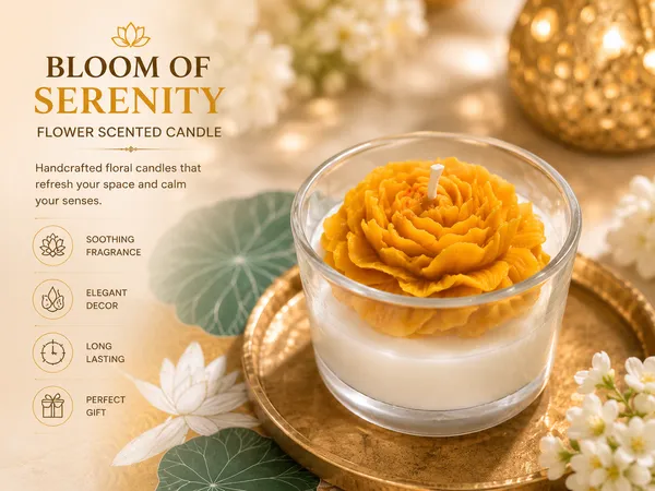 Yellow_Peony_Flower_Scented_Jar_Candle_|_Decorative_Floral_Glass_Candle_|_Long_Lasting_Aromatherapy_Candle_|_Luxury_Home_Décor_&_Gift_|_7.5_x_5_cm