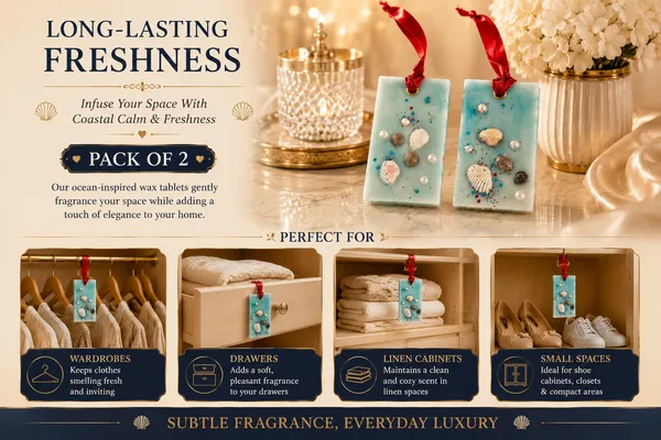 Pack_of_2_Ocean_Breeze_Scented_Wax_Tablets_|_Handmade_Hanging_Wardrobe_Freshener_with_Seashell_&_Pearl_Decor_|_Decorative_Wax_Sachets_for_Closets,_Drawers,_Shoe_Cabinets_&_Bathrooms_|_9_cm_x_5_cm