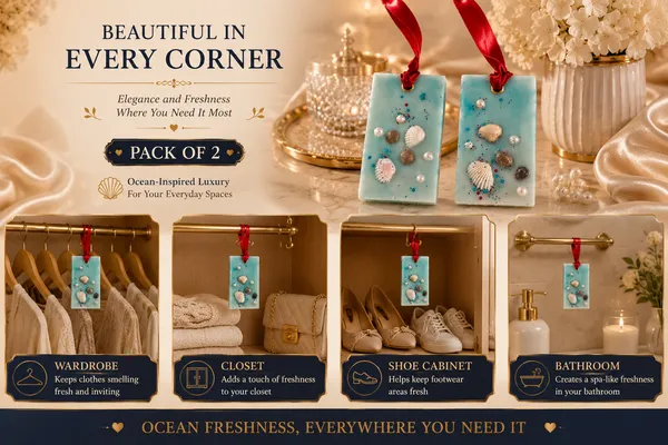 Pack_of_2_Ocean_Breeze_Scented_Wax_Tablets_|_Handmade_Hanging_Wardrobe_Freshener_with_Seashell_&_Pearl_Decor_|_Decorative_Wax_Sachets_for_Closets,_Drawers,_Shoe_Cabinets_&_Bathrooms_|_9_cm_x_5_cm