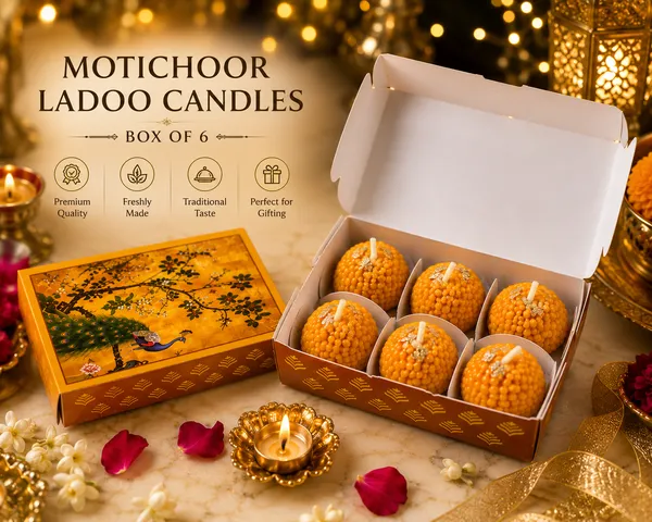 Motichoor_Ladoo_Candle_Gift_Set_of_6_|_Handmade_Decorative_Wax_Candles_|_Festive_Diwali_Decor_|_Luxury_Gift_Box_|_Home_Decoration_&_Return_Gifts