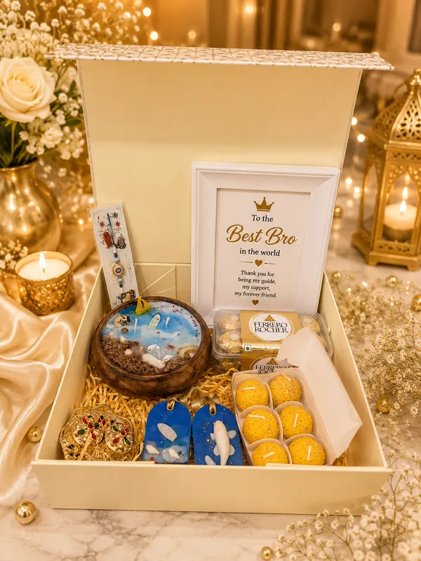 Best_Bro_Rakhi_Luxury_Gift_Hamper_|_Ocean_Theme_Candle,_Rakhi,_Ferrero_Rocher,_Motichoor_Ladoo_Candles,_Photo_Frame_&_Festive_Keepsakes_|_Raksha_Bandhan_Gift_for_Brother