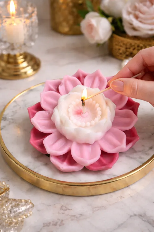Lotus_Flower_Decorative_Candle_in_Gift_Box_(8cm_x_8cm_Each)_|_Floral_Candle_for_Home_Décor_&_Gifting_|_Wedding_Return_Gifts,_Festive_Décor_|_Packs_of_1,_2,_3,_4_&_6