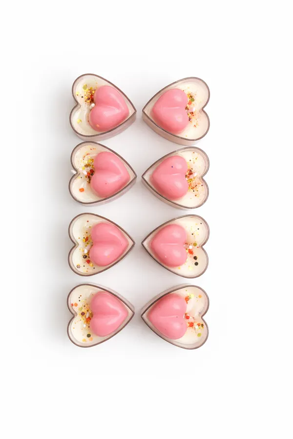 Set_of_8_Pink_Heart_Scented_Tealight_Candles_in_Heart-Shaped_Cups_|_Romantic_Decorative_Candles_for_Home_Décor,_Valentine,_Anniversary,_Wedding_&_Gift_Hampers_|_Luxury_Love_Theme_Candles