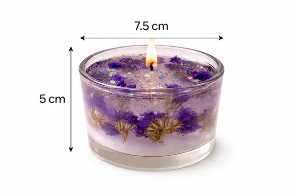 Handmade_Gel_Candle_with_Dried_Flowers_(7.5cm_x_5cm)_|_Purple_Floral_Design_|_Luxury_Decorative_Scented_Candle_in_Glass_Jar_|_Home_Décor,_Gift_Set_for_Birthday,_Anniversary_&_Festive_Occasions