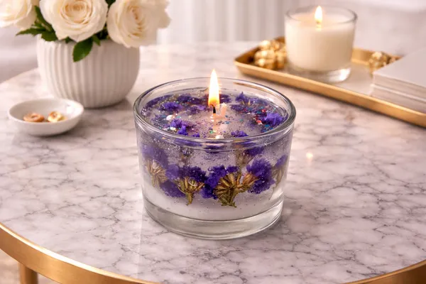 Handmade_Gel_Candle_with_Dried_Flowers_(7.5cm_x_5cm)_|_Purple_Floral_Design_|_Luxury_Decorative_Scented_Candle_in_Glass_Jar_|_Home_Décor,_Gift_Set_for_Birthday,_Anniversary_&_Festive_Occasions