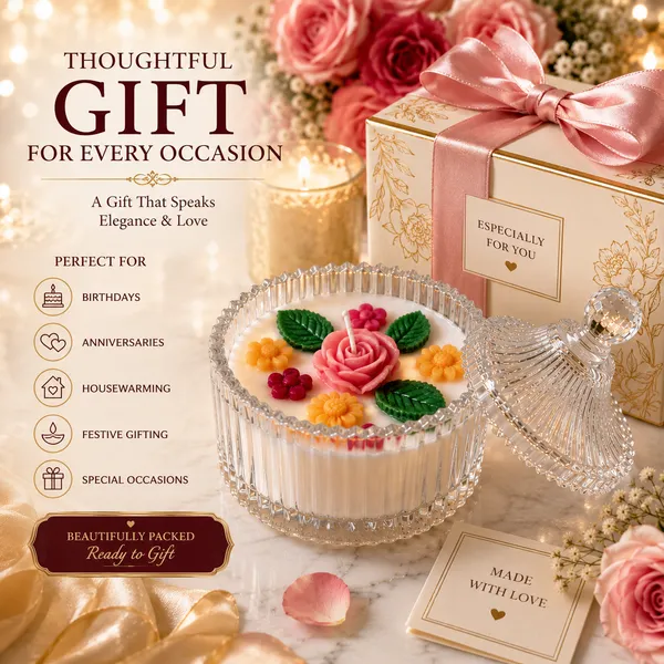 Handcrafted_Floral_Candle_Jar_with_Crystal_Glass_Lid_|_Decorative_Scented_Candle_for_Home_Décor,_Bedroom,_Living_Room_&_Gifting_|_Luxury_Floral_Wax_Art_Candle